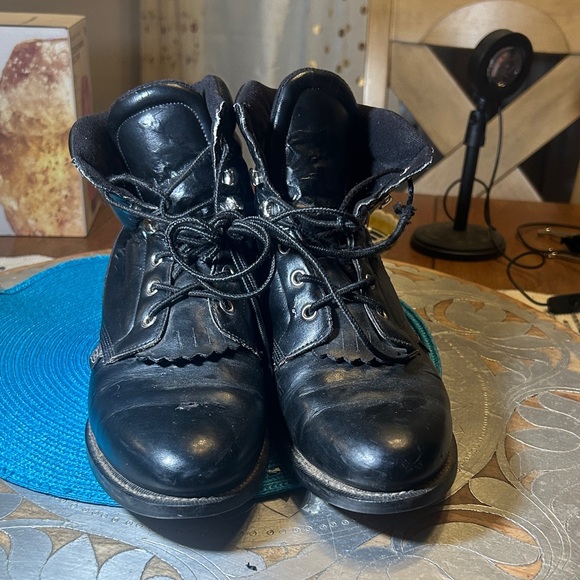 Other - Classic Black Men's Leather Boots